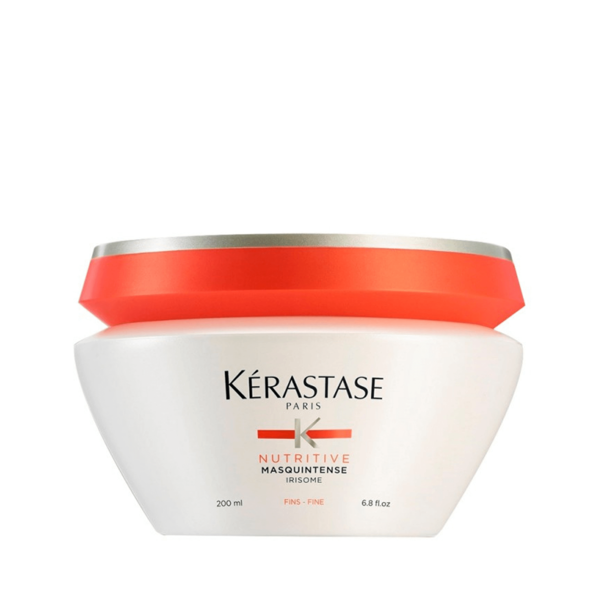  Mascarilla Masquintense Fina Kerastase Nutritive 200 ml, Nutrición Profunda para Cabellos Finos; Disponible en Geiber y Maiker Salón.