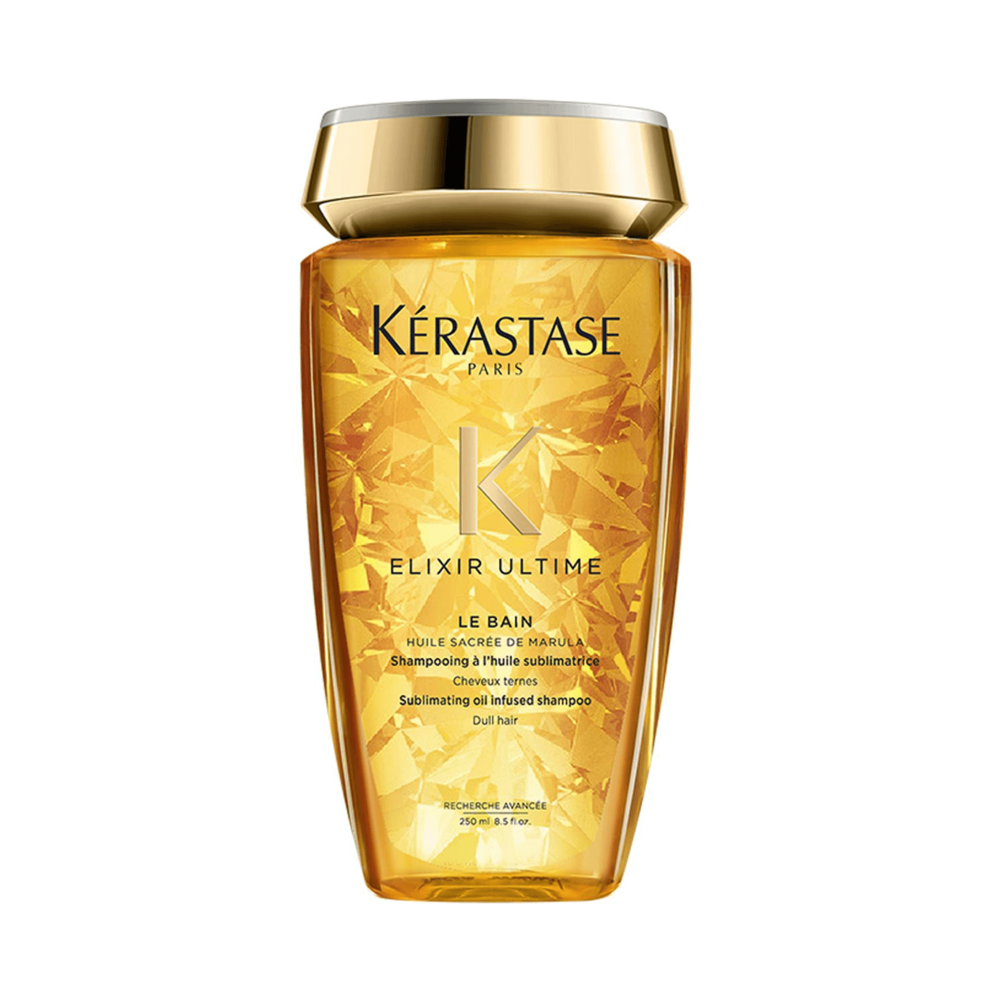 Shampoo Bain Kerastase Elixir Ultime 250 ml; Espeial para Cabellos Opacos y de Puntas Abiertas; Producto 100% Original.